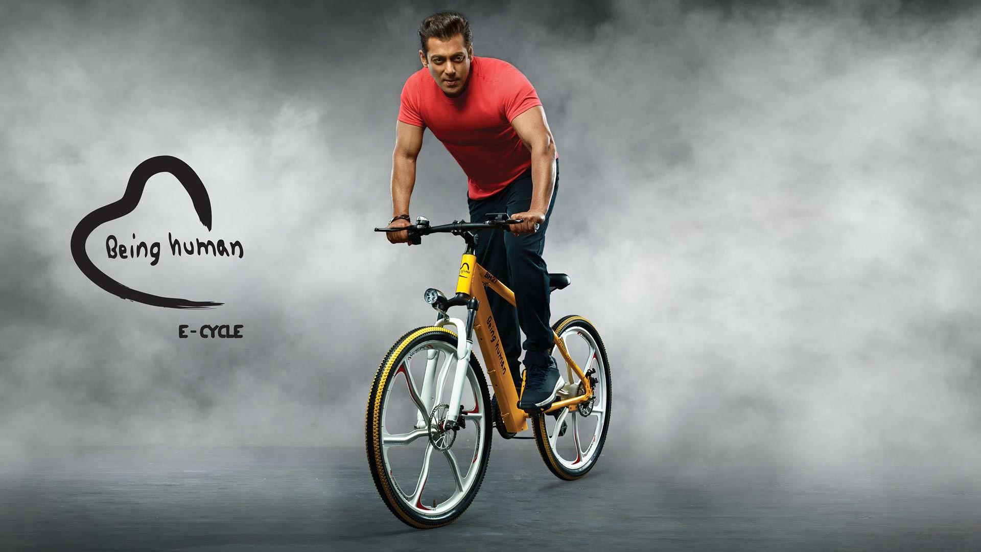 being human salman khan cycle