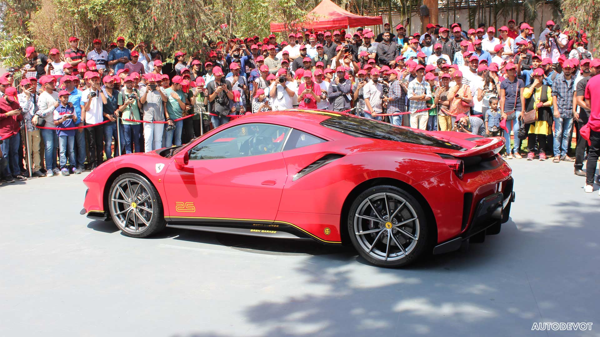 The Crazy Unveil Event Of Indias First Ferrari 488 Pista