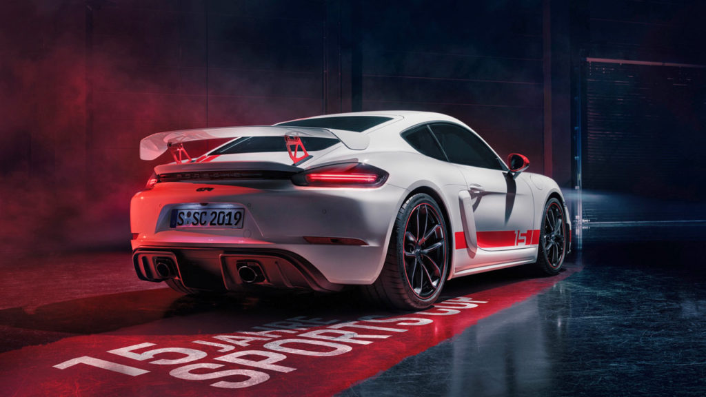 A special 718 Cayman GT4 celebrates 15th anniversary of Porsche Sports ...