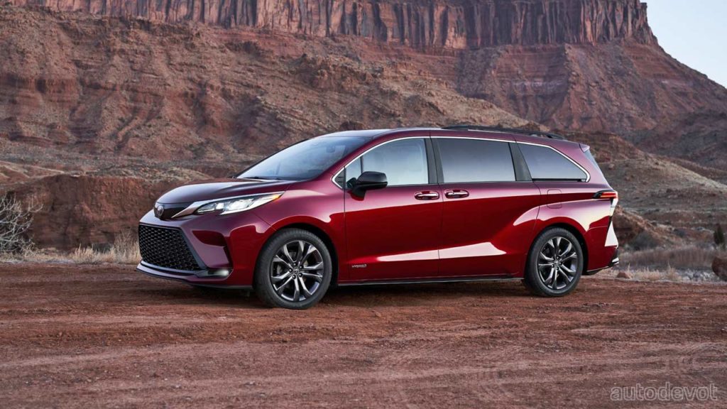 4th gen Toyota Sienna minivan debuts with hybrid powertrain - Autodevot