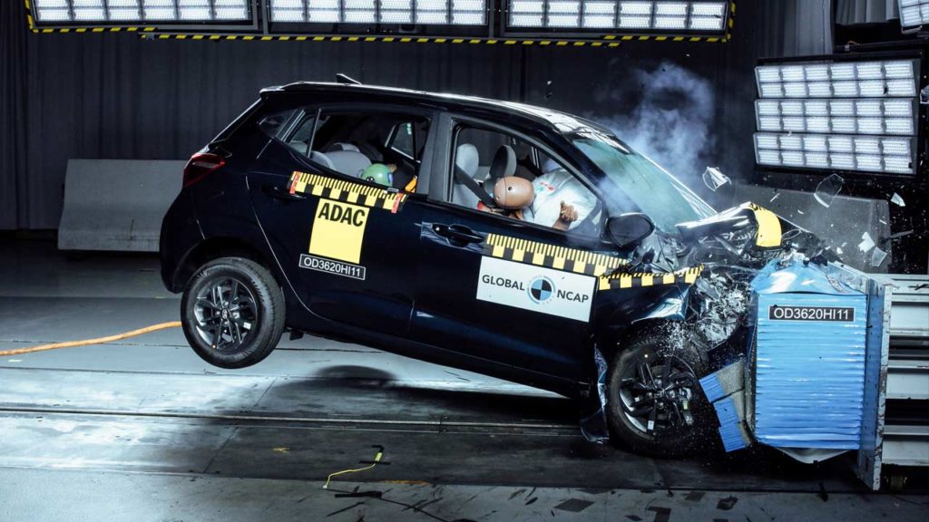 Hyundai Grand i10 Nios scores 2 stars in Global NCAP crash tests ...