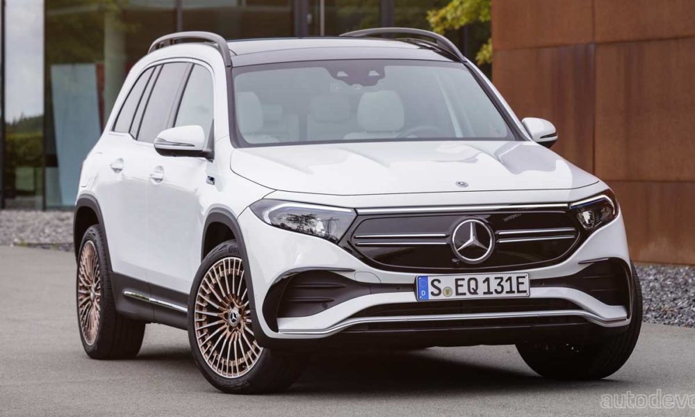 Mercedes-Benz EQB debuts with up to 292 hp & 478 km range - Autodevot