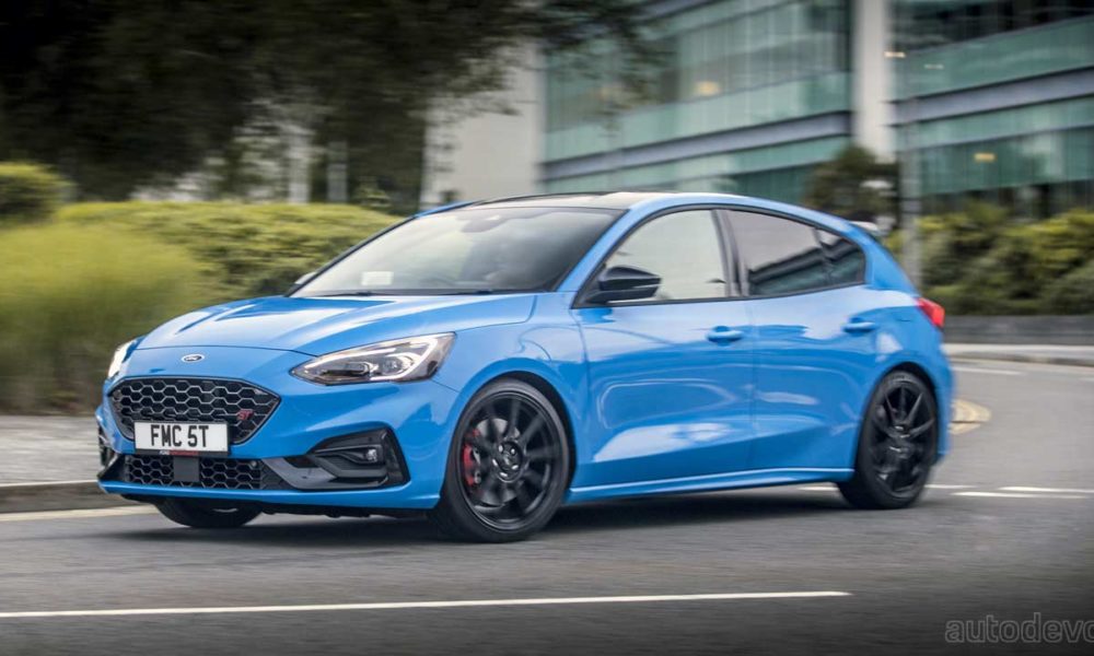 2022 ford focus st performance blue