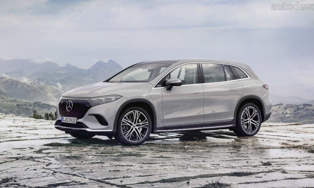 Mercedes-Benz EQS SUV debuts with 540+ hp & up to 660 km range - Autodevot