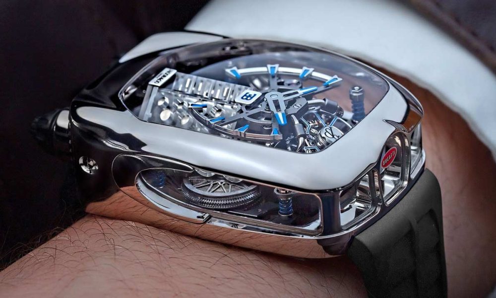 Jacob & Co. reveals four new iterations of the Bugatti Chiron Tourbillon  watch with a tiny working W16 engine on the dial - Luxurylaunches
