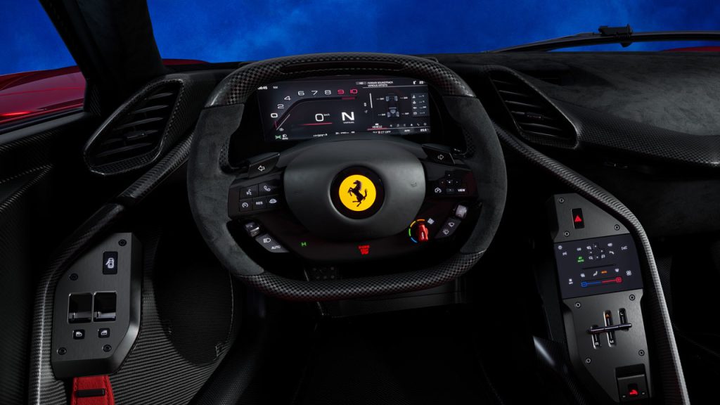 Ferrari-F80_interior_steering