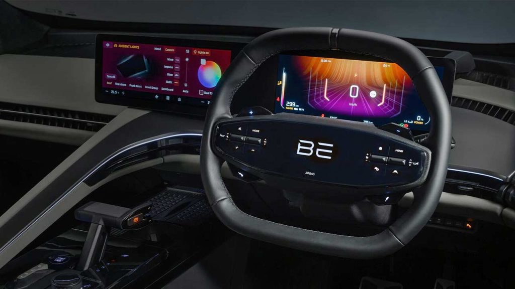 Mahindra-BE-6e-electric-SUV-interior-dashboard